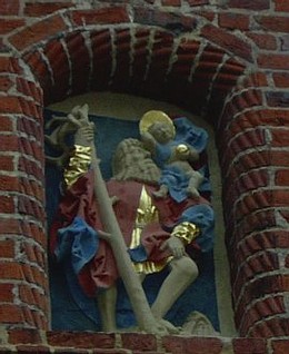 Statue des hl. Christophorus 